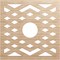 Ekena Millwork Chevron Wood Fretwork Pierced Ceiling Medallion, Alder, 16"OD x 4 1/8"ID x 1/4"T CMWP16X16X0250CHAL - alternate 1